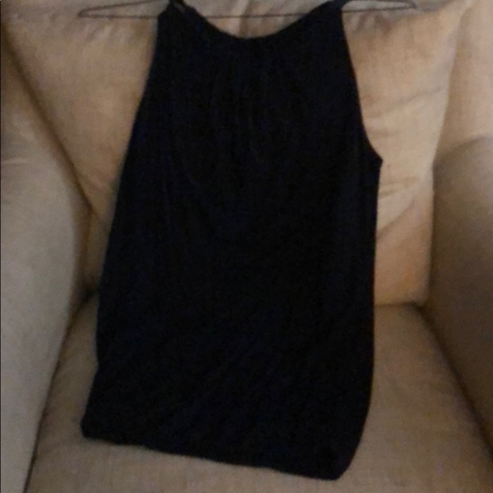 CAbi Navy Dressy Tank Top